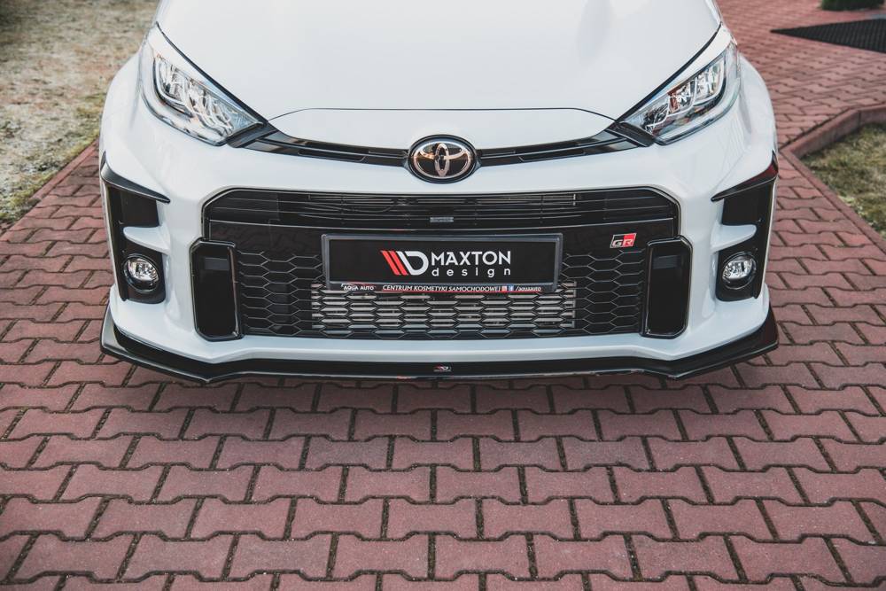 Voorspoiler Toyota GR Yaris MK4 Maxton Glans Zwart
