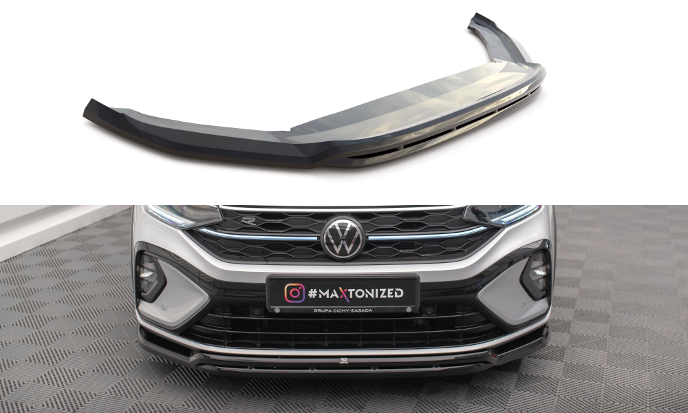 Voorspoiler Volkswagen Taigo R-Line Maxton Glans Zwart
