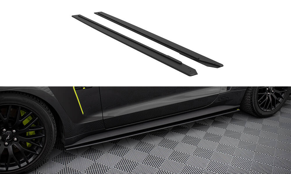 Zijskirts Diffusors Ford Mustang GT MK6 Zwart Street Pro