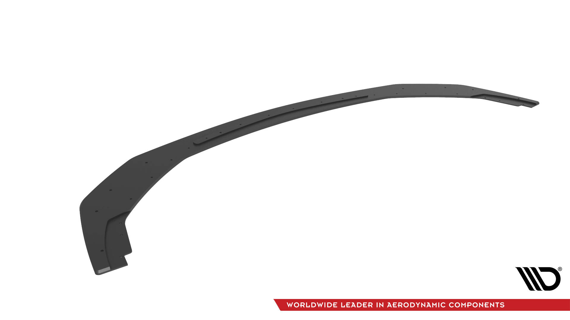 Street Pro Voorspoiler Ford Mustang GT MK7 Maxton Glanzend zwart