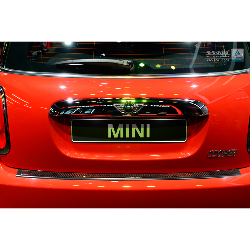 RVS Achterbumperprotector 'Deluxe' Mini One/Cooper F56 3-deurs 3