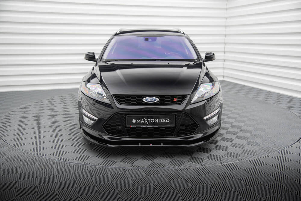 Voorspoiler V.1 Ford Mondeo ST-Line FL Maxton Glans Zwart