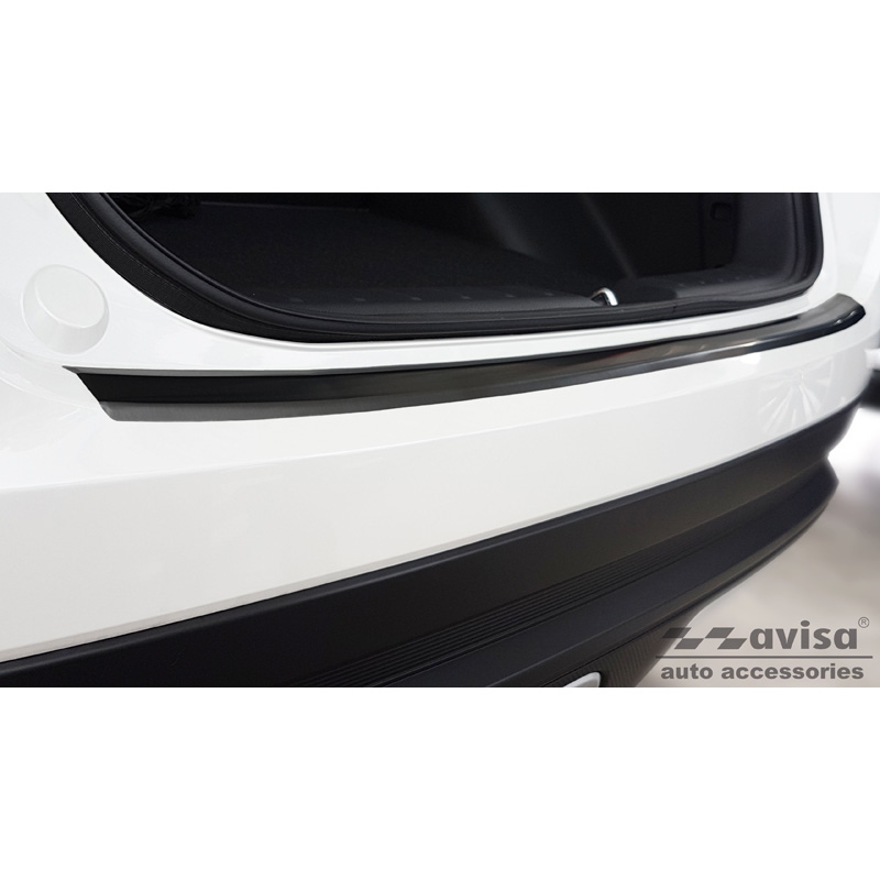 Zwart RVS Achterbumperprotector  Mitsubishi Eclipse Cross 2017- excl. PHEV