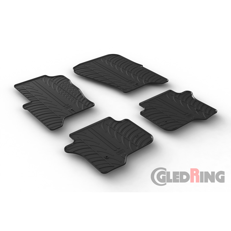 Rubbermatten Landrover Discovery 4 9/2009-