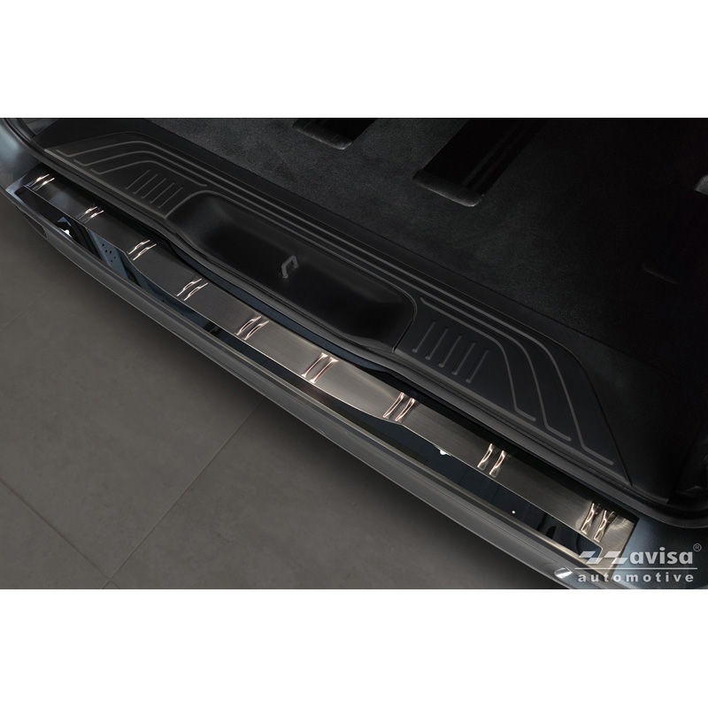 Avisa Zwart RVS Achterbumperprotector  Mercedes Vito III & V-Klasse (W447) 2014- 'Shadow Premium'
