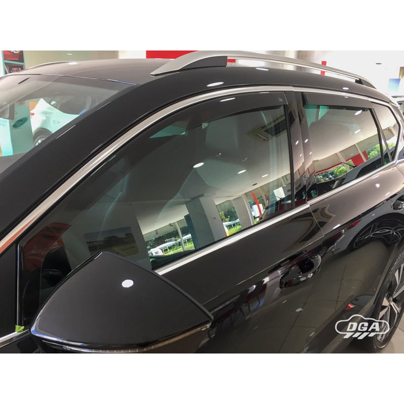 DGA Zijwindschermenset  Seat Ateca 2016- & Cupra Ateca 2018- (4-delig)
