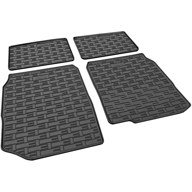 CIKCAR Rubber matten  Dacia Spring EV Facelift 24- (4-delig + montagesysteem)
