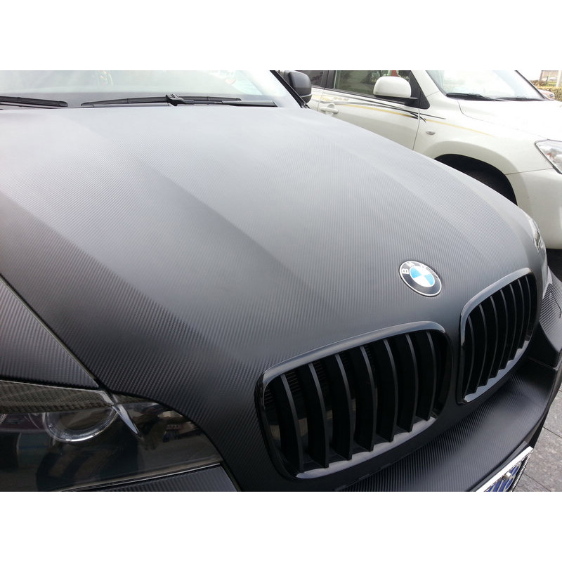 Car wrap folie 3D Carbon 152x200cm Zwart, zelfklevend