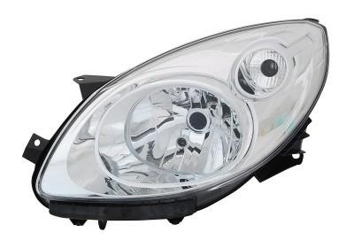 koplamp, H4, elektr verstelb, incl stelmotortje, chroom, rechts
