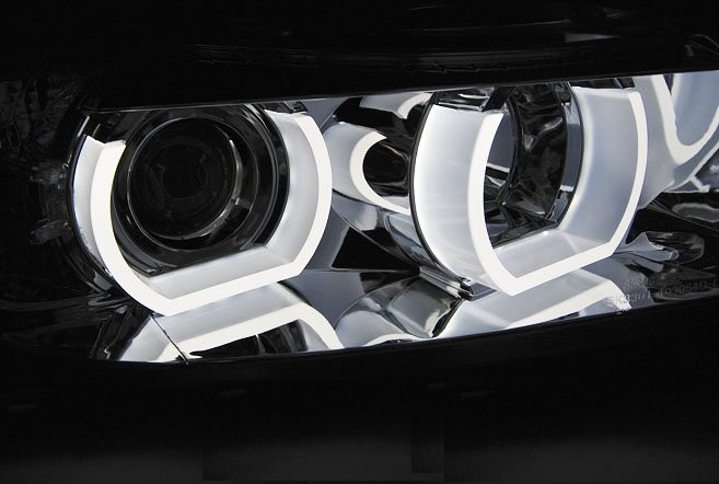 Faros BMW E90/E91 Angel Eyes Ice CCFL