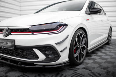Voorbumpervleugels (Canards) Volkswagen Polo GTI MK6 Facelift