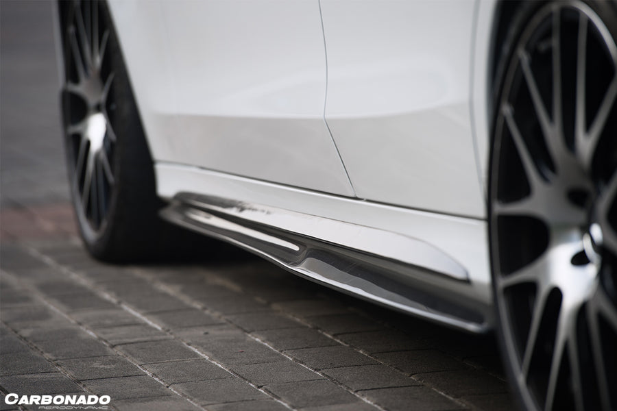 Mercedes Benz C-Class W205 Sedan PS Style Carbon Zijskirts 2015-2021
