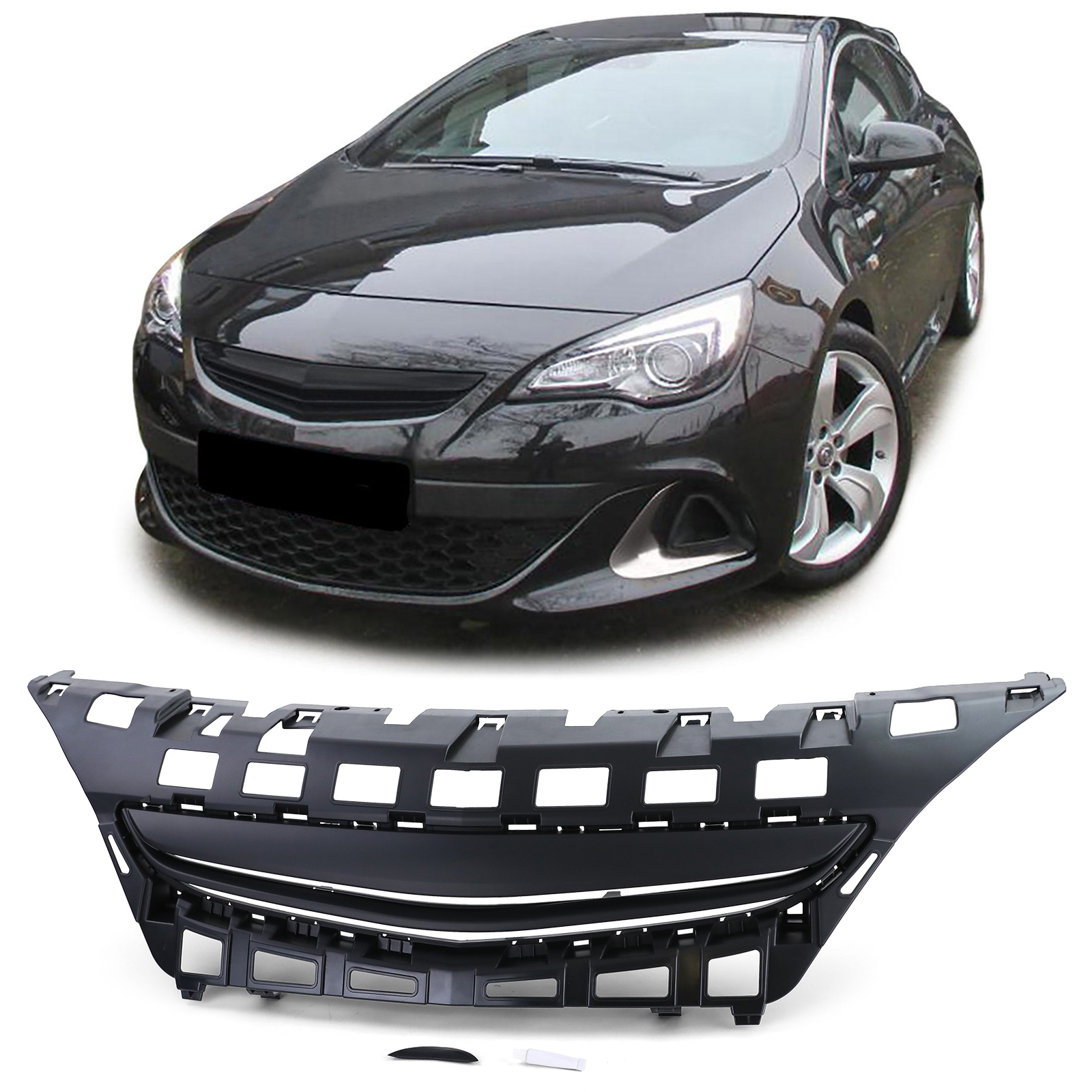Embleemloze grill Opel Astra J GTC