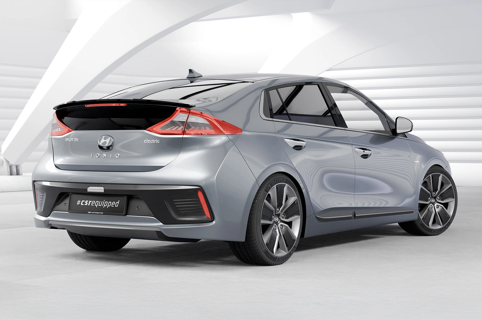 Achterspoiler Hyundai Ioniq (2016–heden) Glans Zwart – CSR Automotive