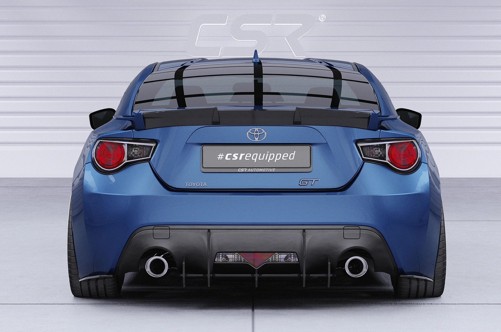 Achterspoiler Toyota GT86 glans zwart