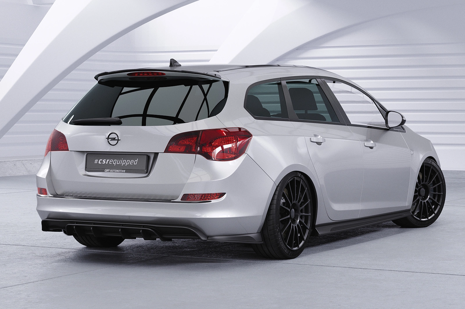 Achterspoiler Opel Astra J Sports Tourer (11/2010–09/2015) Glans Zwart – CSR Automotive
