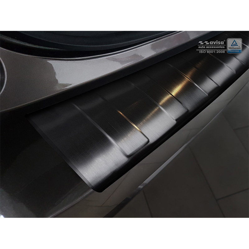 Zwart RVS Achterbumperprotector  Mitsubishi ASX 2017-2019 'Ribs'