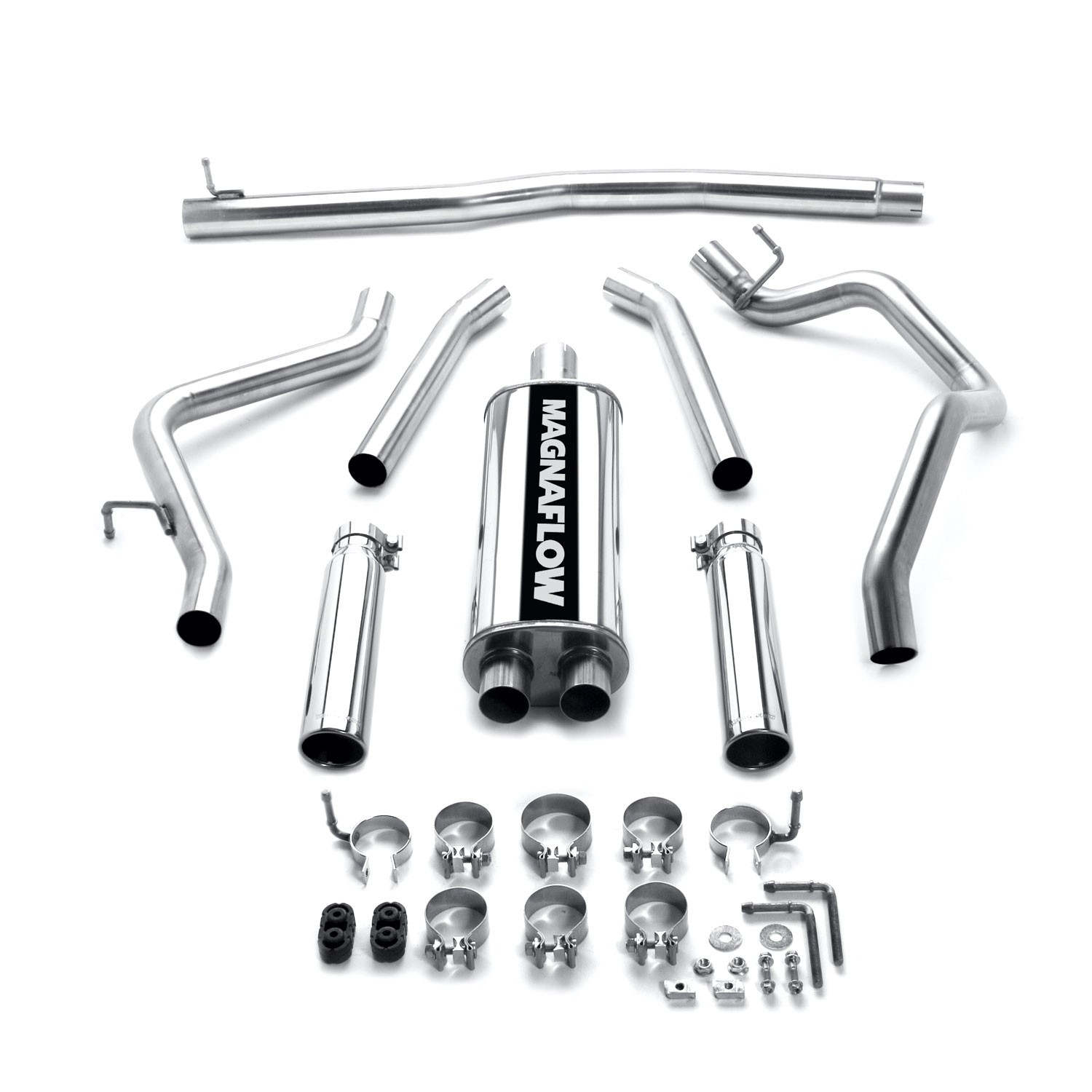 Chevrolet Cat-Back 05- Dakota Dual EC-CC/SB Magnaflow Cat-Back