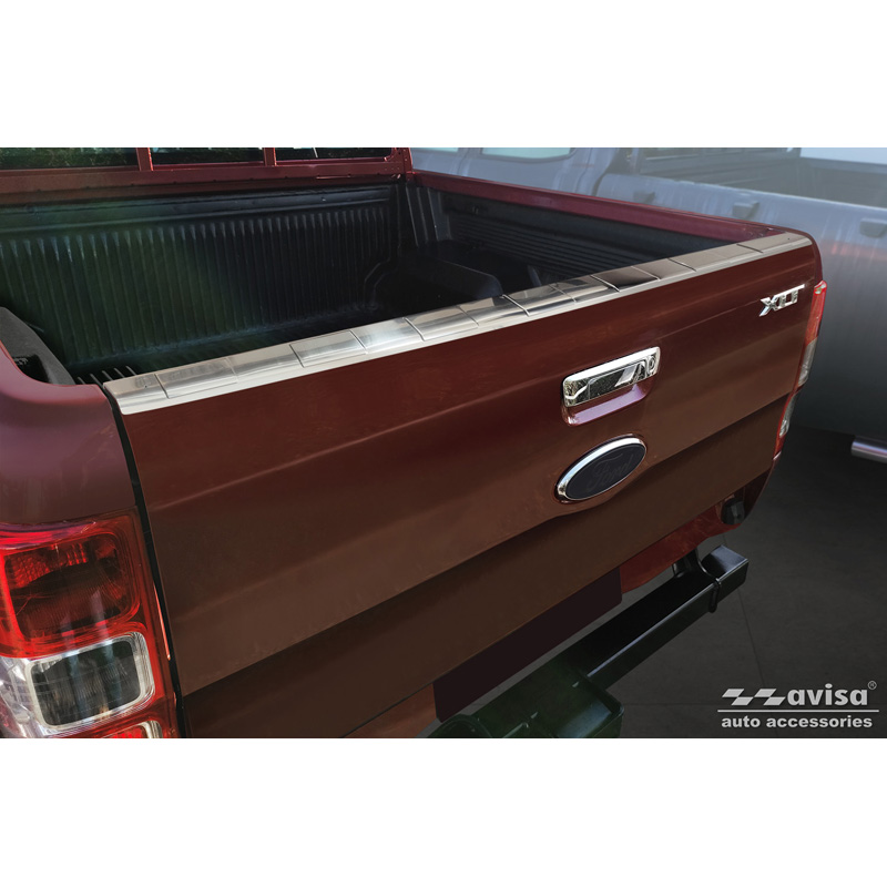 Staal Pickup Achterklep beschermlijst  Ford Ranger 2011-2022 - Zilver