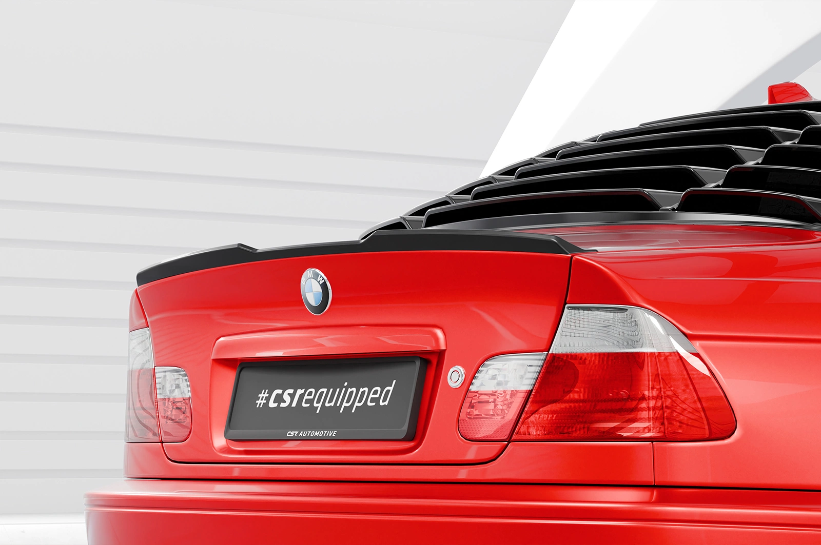 Achterspoiler BMW 3er E46 Coupe / Cabrio glans zwart
