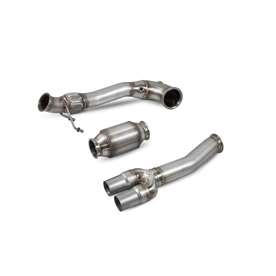 Audi RS3 8V Saloon / Sedan 17 - 18 Non-GPF Model Downpipe with a high flow sports catalyst