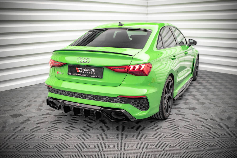 Diffuser Audi RS3 8Y Maxton Glans Zwart