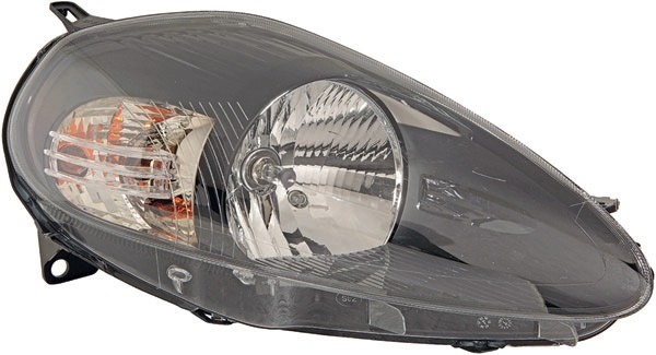 Koplamp rechts GRANDE PUNTO 05-10.08 H4/ZWART