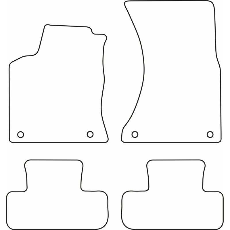 Automatten Velours  Audi Q5 2008-2016