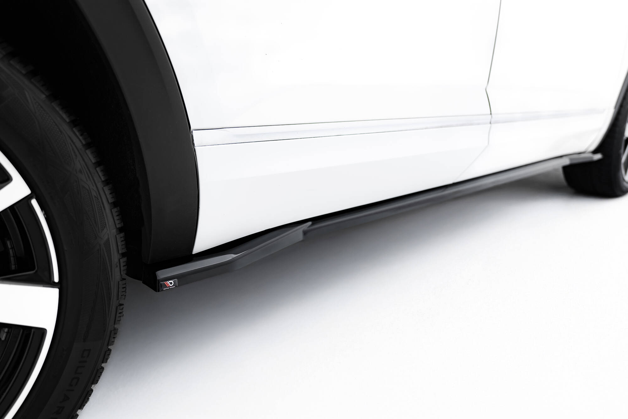 Zijskirts Volkswagen Atlas R-Line MK1 Facelift 2 Maxton Glanzend zwart