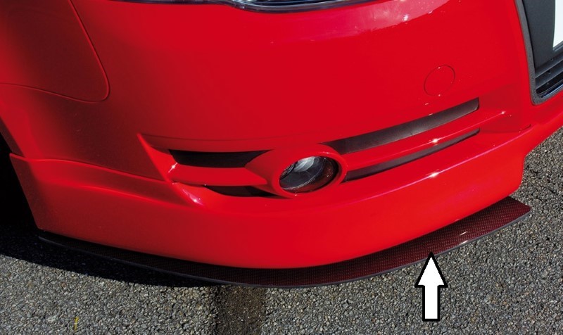 Spoilerzwaard Carbon voor Spoilerlip Audi A4 8E B7 11.04- Rieger