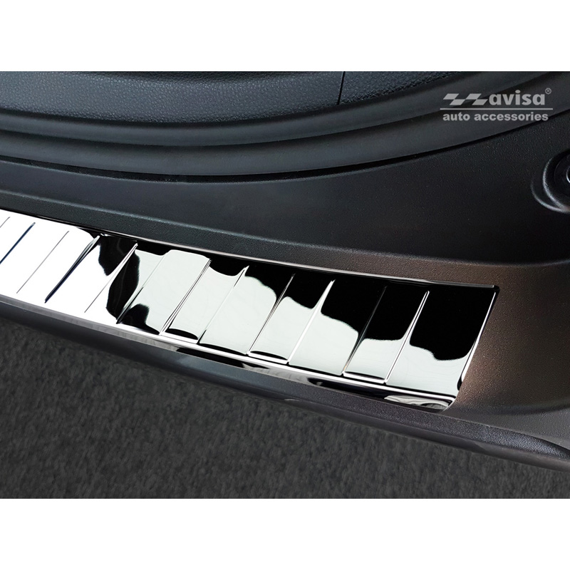 Chroom RVS Achterbumperprotector  Toyota RAV4 (5th Gen.) 2018- & Suzuki Across 2020- 'Ribs'