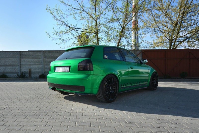 Achterzijde Spoiler Audi S3 8L Glanzend zwart