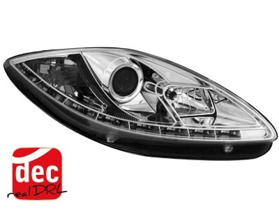Headlights Seat Leon/ Altea / Altea XL 09- Devil Eyes Dlite LED C