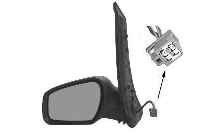 spiegel, elektr verstelb, verwarmd, links Ford C-max, 2003-2007