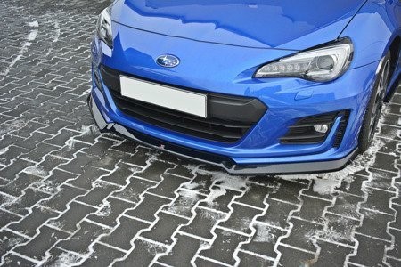 Voorspoiler Subaru BRZ Maxton Design glans zwart V.3