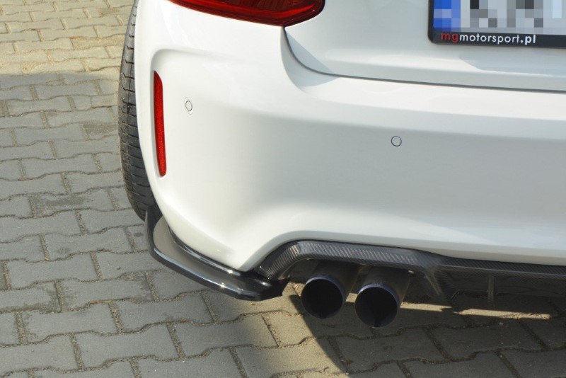 Zijdiffuser V.1 BMW M2 F87 Maxton Glans Zwart