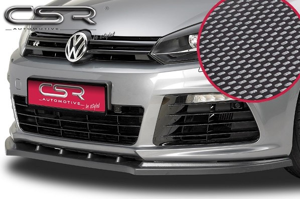 Cupspoilerlip carbon-look Volkswagen Golf 6 R CSL002-C