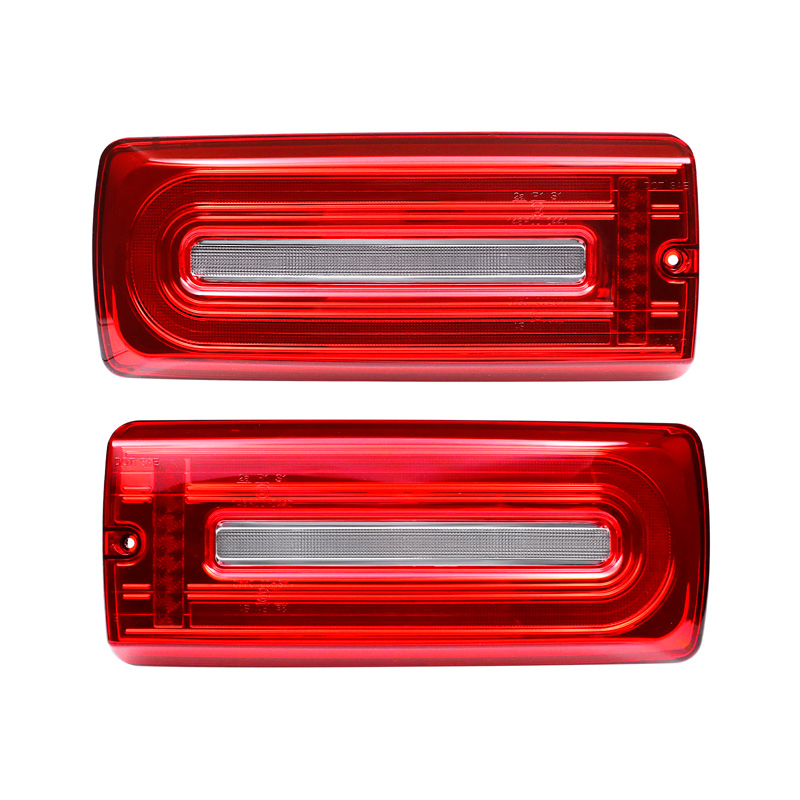 LED Achterlichten Mercedes G-Klasse W463  1999-2018 - Rood/Helder- incl. Dynamic Running Light