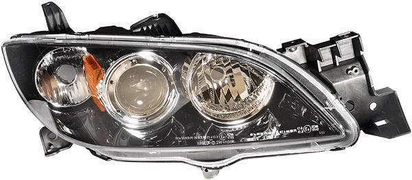 Koplamp rechts MAZDA 3 03-06 HB3+H7