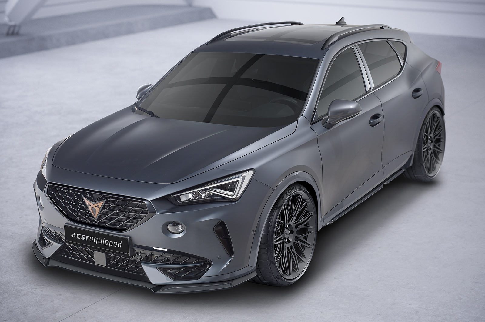 Zijskirts Cupra Formentor CSR Glans Zwart