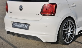 Achterbumperaanzet VW Polo 6R Rieger Carbon