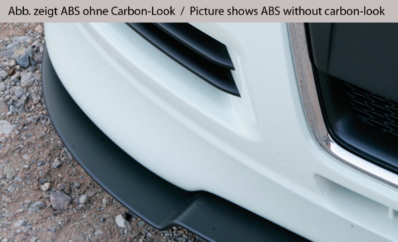 Spoilerzwaard Carbon-Look voor voorspoiler Audi A3 8P Facelift A