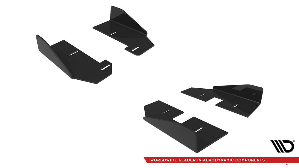 Zij Flaps Audi A5 Sportback F5 Facelift Maxton Glanzend zwart