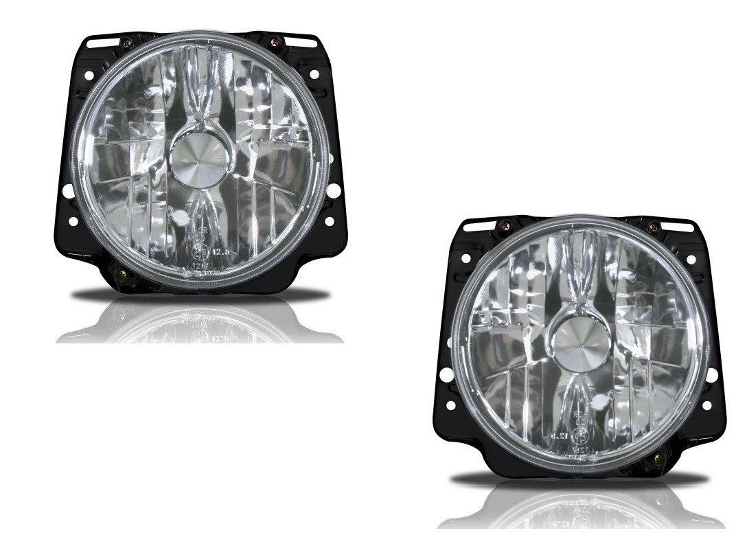 Faros VW Golf II claro cromo
