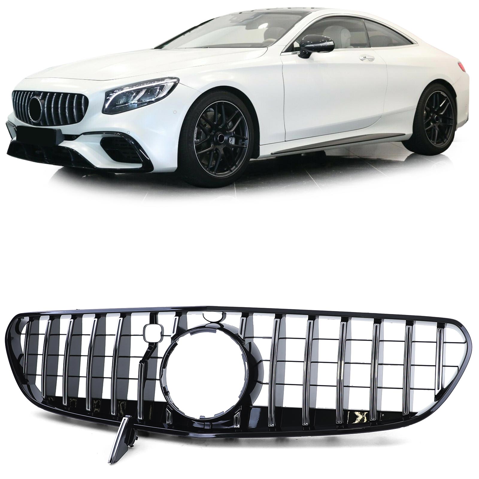 Grill Mercedes S Klasse C217 Coupe 14-20 GT Design Chroom