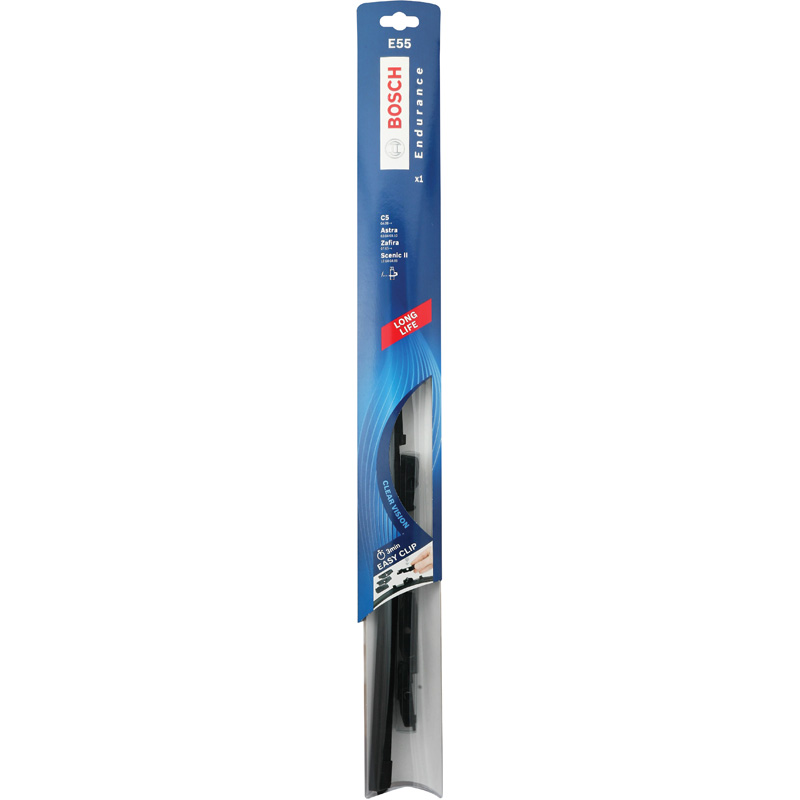 Bosch 'Flat-Blade' Ruitenwisblad Endurance E55/550mm, 1 stuk