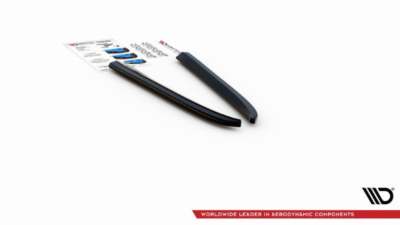 Achterzij Spoilers Jaguar XJ X351 Glanzend Zwart