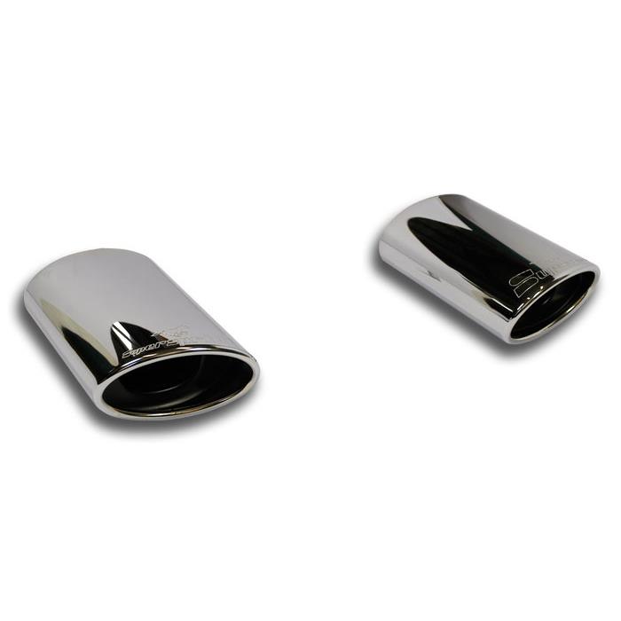 AUDI A3 8VA Sportback 1.6 TDI (110 - 116 Hp) 2013 Oval endpipe kit Right + Left 145 x 95