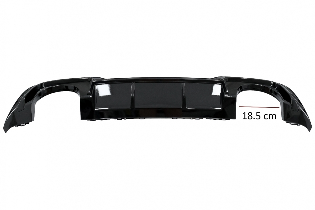 Voorspoiler & Diffusor Audi A3 8Y Hatchback / Sportback Gloss Black