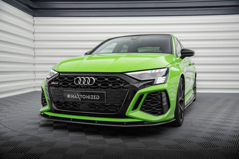 Voorspoiler Audi RS3 8Y Maxton Carbon